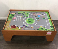 Shop Wooden Train Table at Goodbuygears