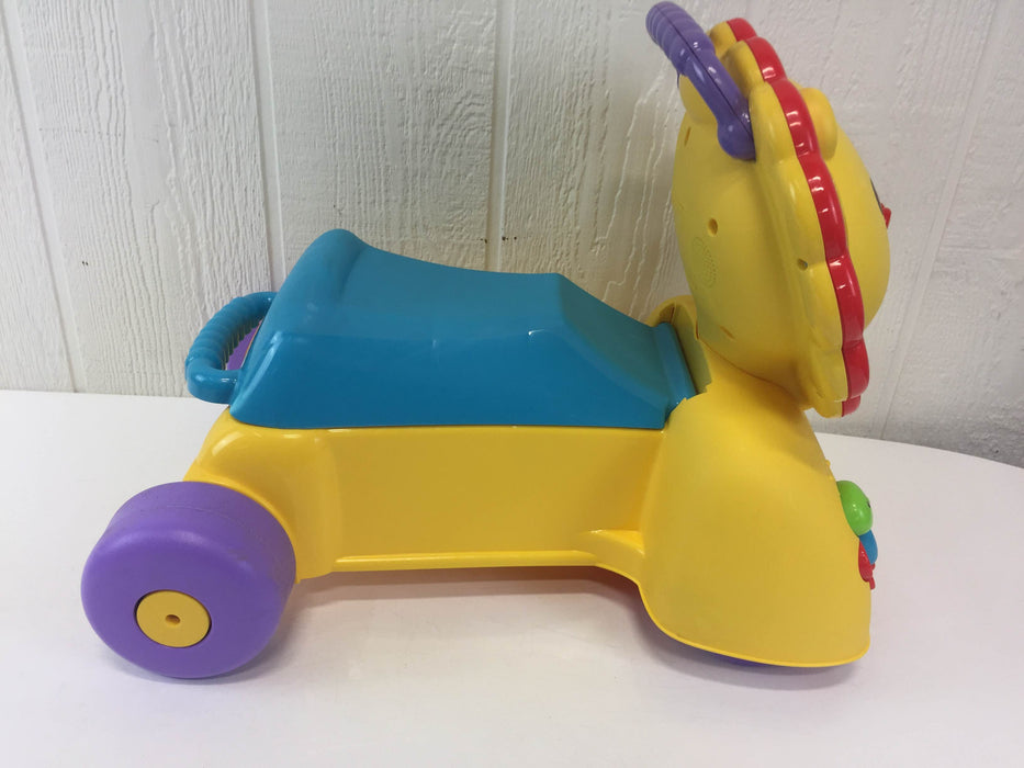 secondhand Fisher Price 3-in-1 Sit, Stride, and Ride Lion Toy