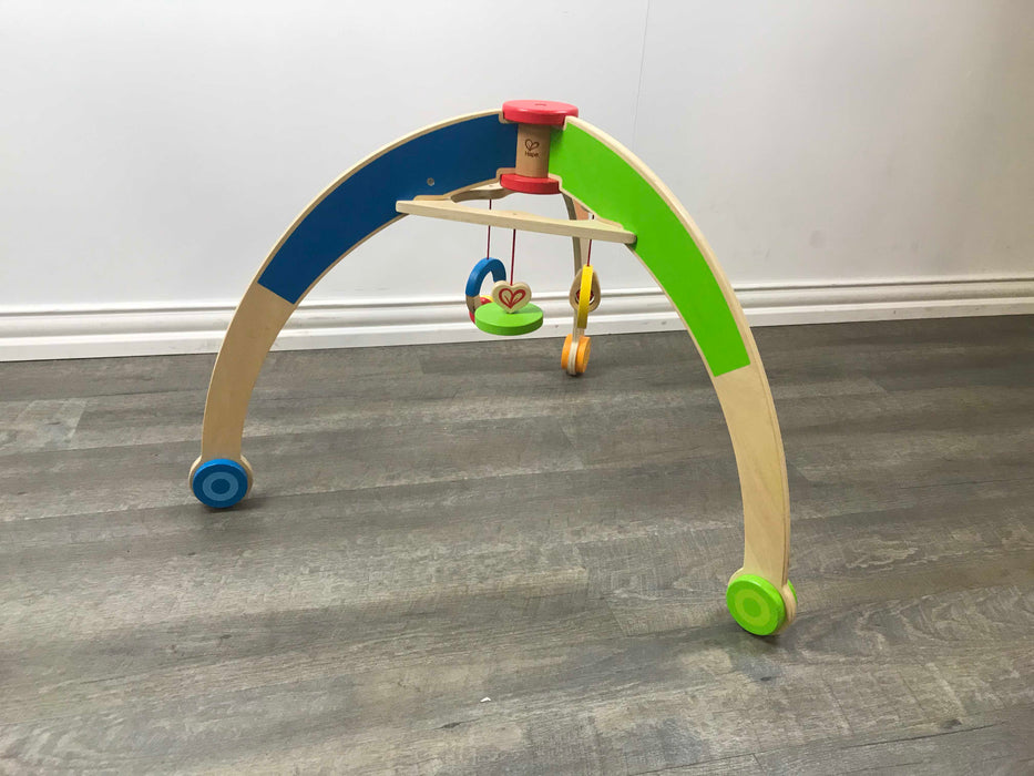 used Hape Wooden Baby Gym