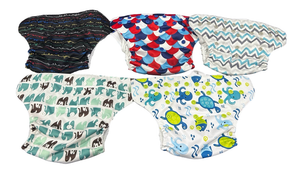 secondhand Mama Koala 5 Pack Cloth Diapers With Inserts