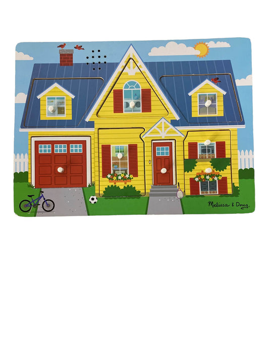 used Melissa & Doug Sound Puzzle, House
