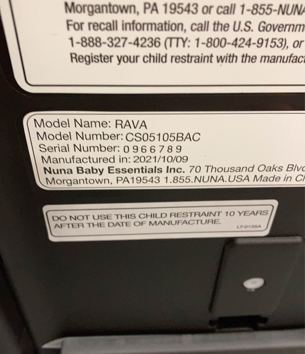 Shop Nuna RAVA Convertible Car Seat, 2021, Broken Arrow Caviar at Goodbuygears