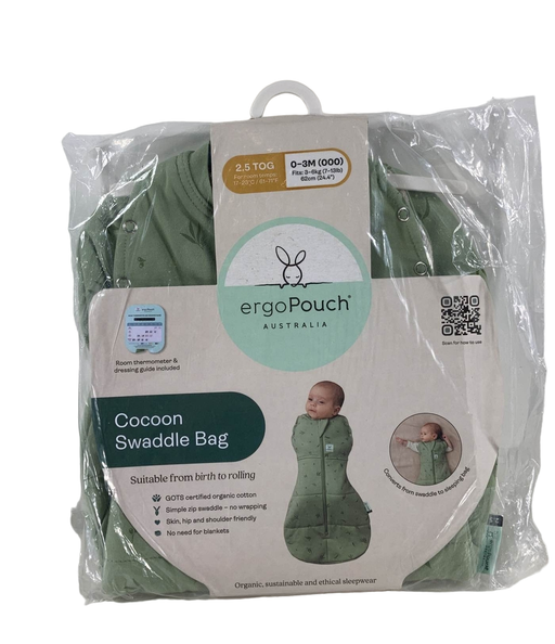 Shop ErgoPouch Cocoon Swaddle Bag 2.5, Willow, 0-3m at Goodbuygears