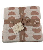 Shop Crane Baby Cotton Muslin Jacquard Blanket, Copper Moon at Goodbuygears