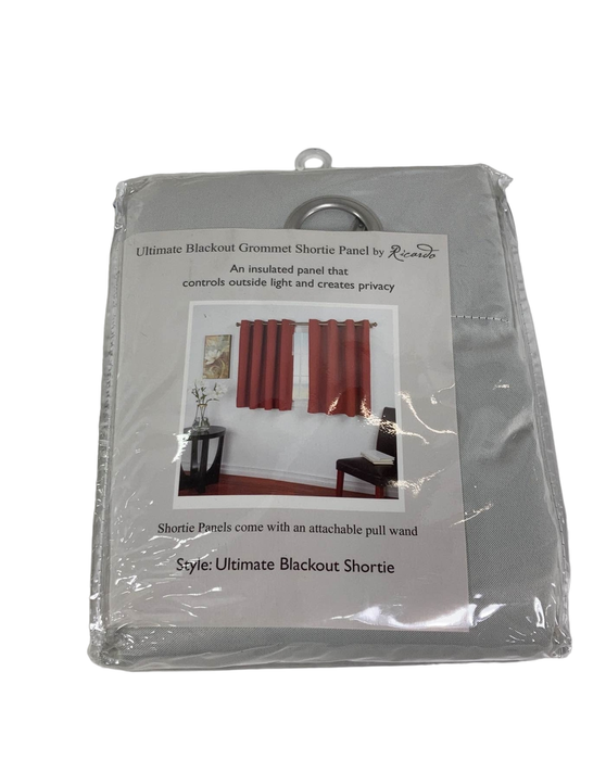 Shop Ricardo Trading Ultimate Grommet Shorty Blackout Panel Curtain, 56"x54", Ivory at Goodbuygears