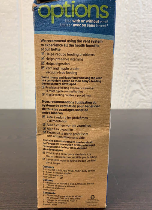secondhand Dr. Brown's Options + Glass Bottles