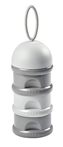 used Beaba Stacked Formula Milk Containers