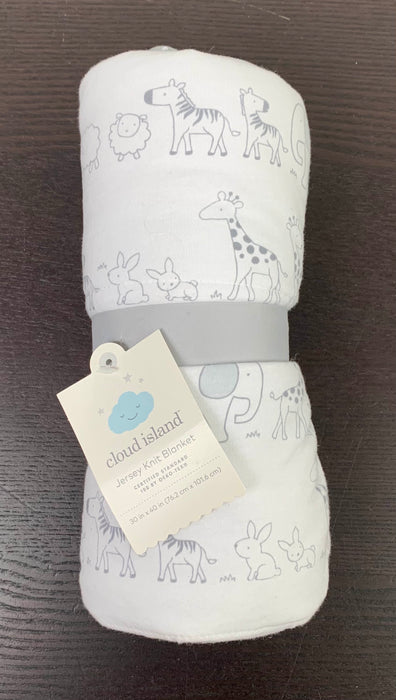 used Cloud Island Jersey Knit Blanket