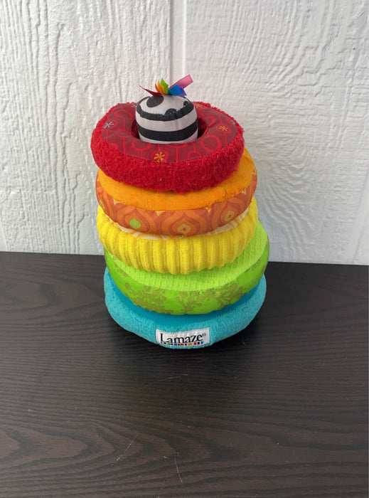 used Lamaze Rainbow Stacking Rings
