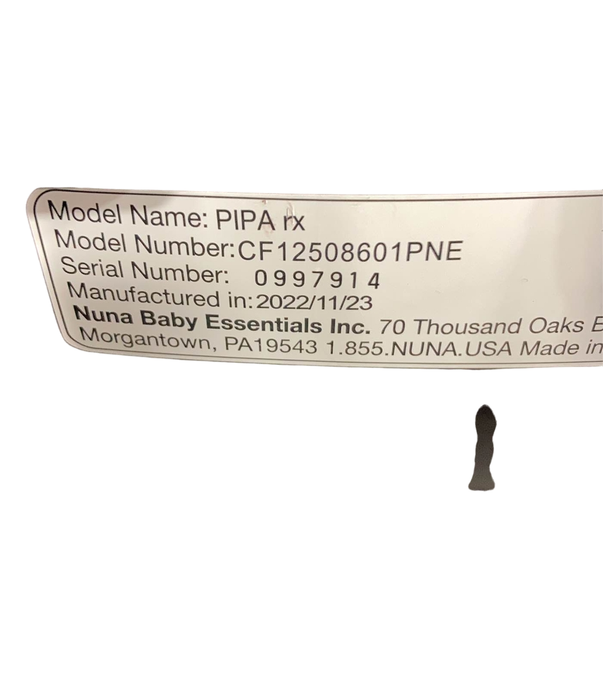 Shop Nuna PIPA rx Infant Car Seat with RELX Base, Pine, 2022 at Goodbuygears