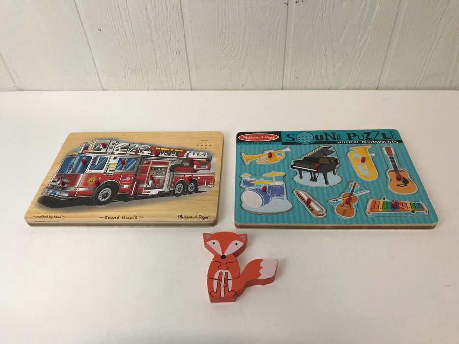 used BUNDLE Toddler-Preschool Puzzles
