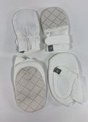 used Goumikids Mitts + Boots, Desert Mist 0-3 Months