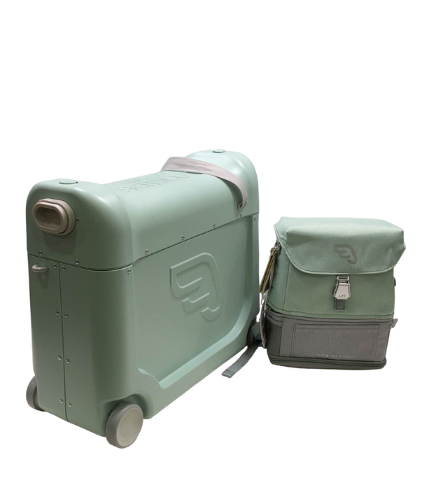 Shop Stokke JetKids BedBox + Crew backpack Travel Bundle, Green Aurora at Goodbuygears