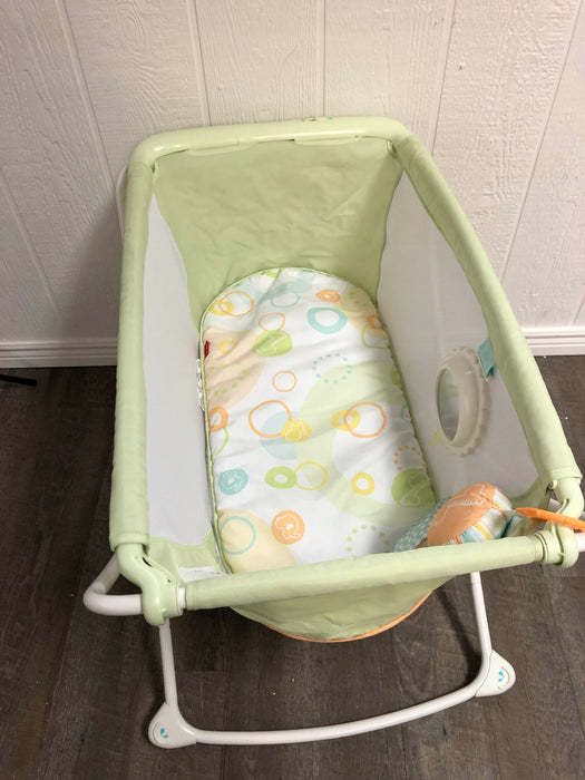 secondhand Fisher Price Rock N’ Play Portable Bassinet