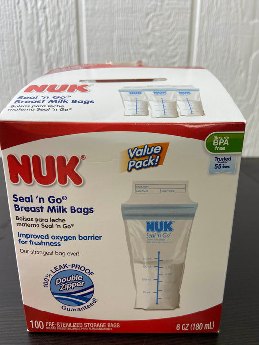 used NUK Breastmilk Storage Bags