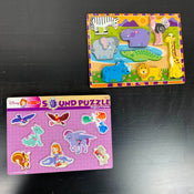 used Melissa & Doug Puzzle Bundle