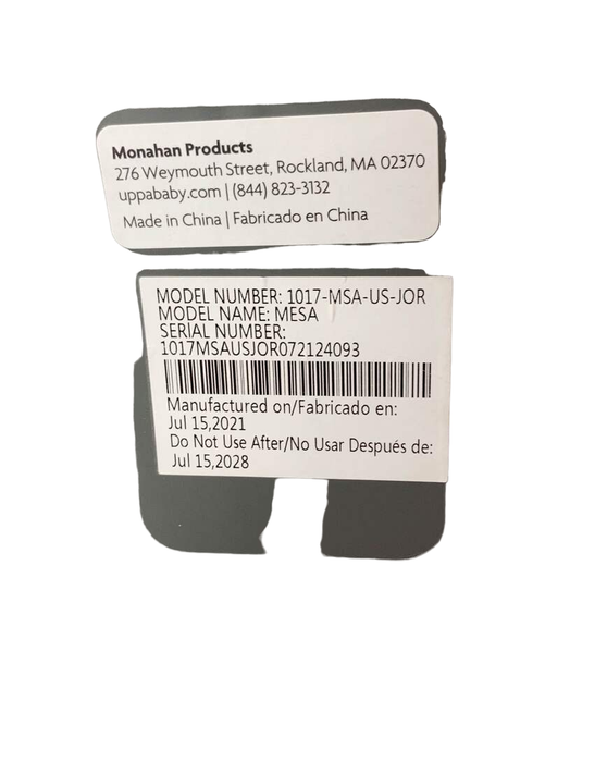 Shop UPPAbaby MESA Infant Car Seat, 2021, Jordan (Charcoal Melange) at Goodbuygears