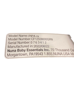 Shop Nuna PIPA rx Infant Car Seat with RELX Base, 2022, Granite at Goodbuygears