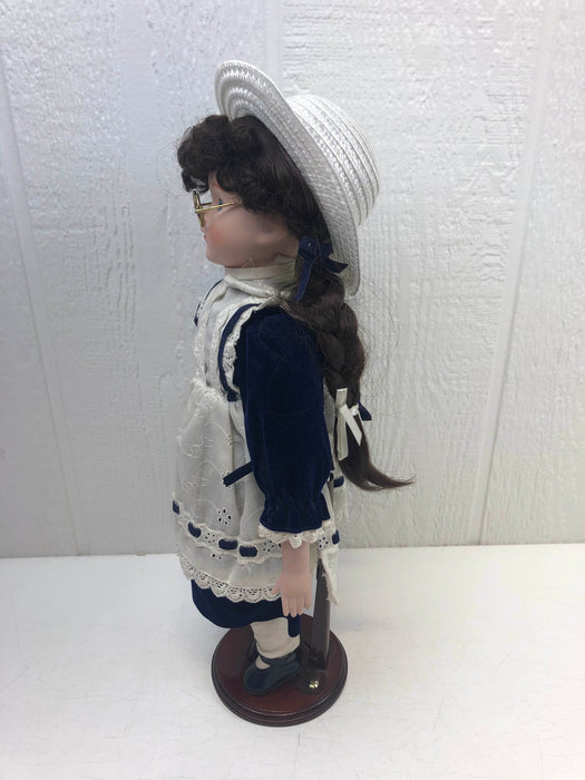 secondhand Baby Doll With Clothes, Porcelain