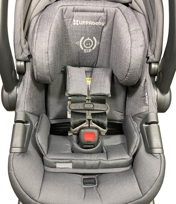 Shop UPPAbaby MESA MAX Infant Car Seat and Base, PureTech Greyson (Charcoal Melange), 2022 at Goodbuygears