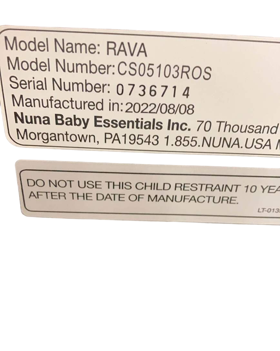 Shop Nuna RAVA Convertible Car Seat, Rose, 2022 at Goodbuygears
