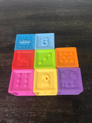 secondhand Infantino Squeeze & Stack Block Set