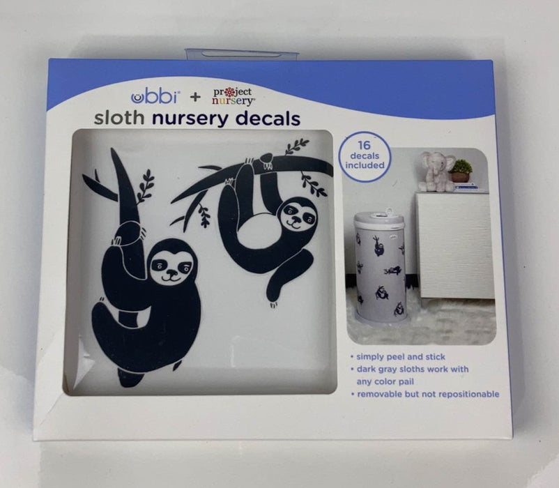 Shop Ubbi Diaper Pail Decals, Sloth at Goodbuygears