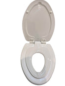 secondhand Bemis NextStep2 Children's Potty Training Toilet Seat, Elongated Bowl Shape