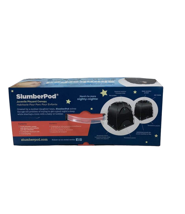 Shop SlumberPod 3.0 Sleep Canopy with Fan, Black with Gray Accents at Goodbuygears