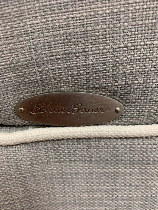 used Eddie Bauer Upholstered Wingback Swivel Glider