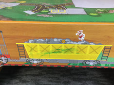 secondhand KidKraft Side Bin Train Table