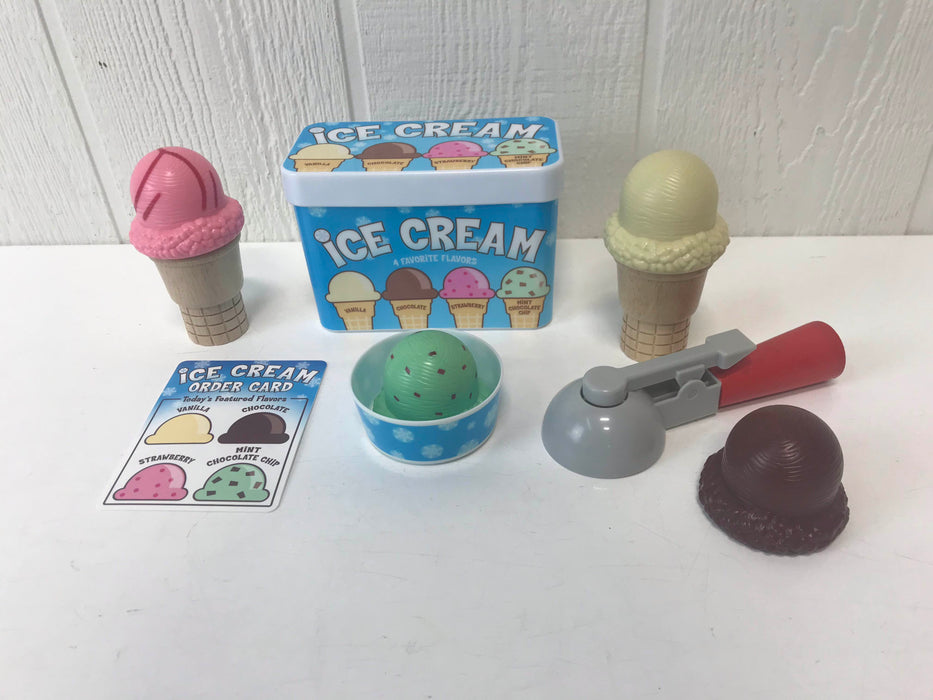 used Melissa & Doug Scoop & Serve Ice Cream Set