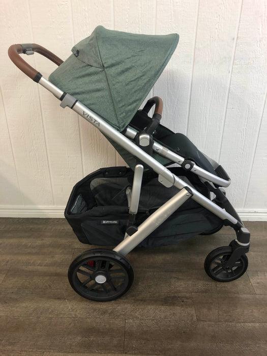 Shop UPPAbaby VISTA V2 Stroller, Emmett (Green Melange), 2020 at Goodbuygears