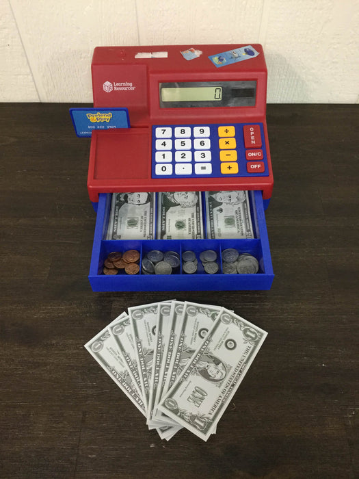 used Learning Resources Pretend & Play Calculator Cash Register