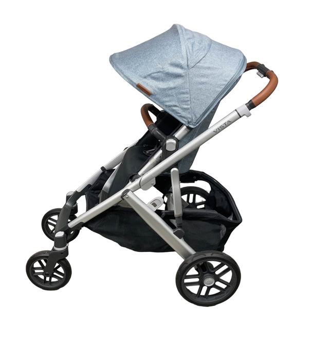 Shop UPPAbaby VISTA V2 Stroller, 2023, Gregory (Blue Melange) at Goodbuygears