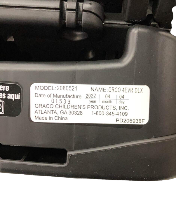 Shop Graco 4Ever DLX 4-in-1 Car Seat, 2022, Bryant at Goodbuygears