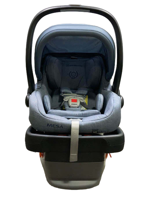 Shop UPPAbaby MESA V2 Infant Car Seat, Gregory (Blue Melange Merino Wool), 2023 at Goodbuygears