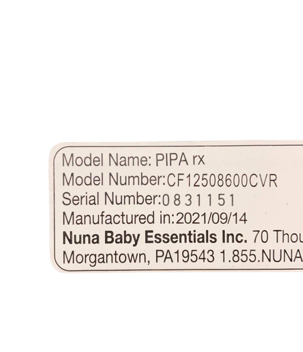 Shop Nuna PIPA rx Infant Car Seat, 2021, Caviar at Goodbuygears