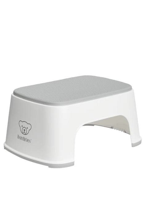 used BabyBjorn Step Stool, White/Gray