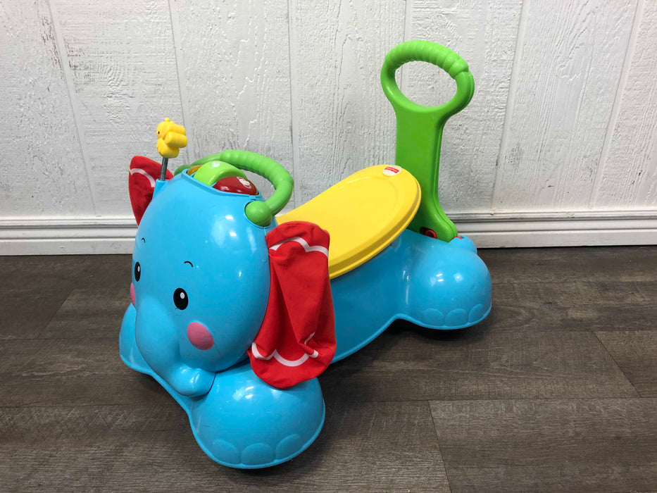 used Fisher Price 3-in-1 Bounce, Stride, and Ride Elephant