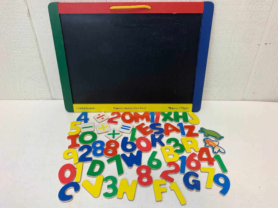 used Melissa & Doug Magnetic Chalk/Dry Erase Board