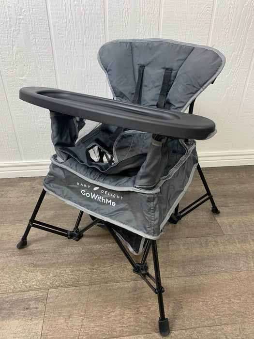 Shop Baby Delight Go With Me Uplift Deluxe Portable High Chair, Elephant Grey at Goodbuygears