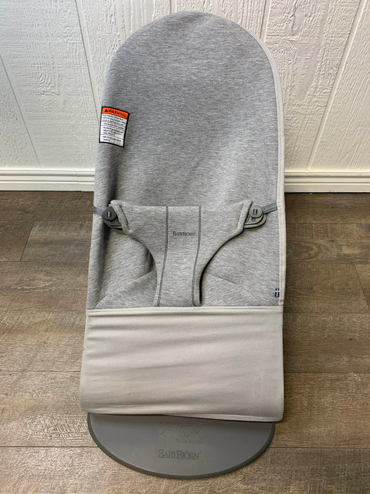 Shop BabyBjorn Bouncer Bliss, Light Grey, 3D Jersey at Goodbuygears