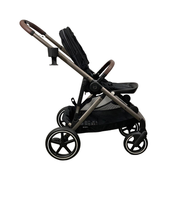Shop Cybex Gazelle S Modular Stroller, 2023, Taupe Frame, Moon Black at Goodbuygears