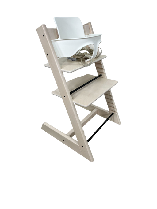 Shop Stokke Tripp Trapp Complete High Chair, Whitewash, Nordic Grey, 1 at Goodbuygears