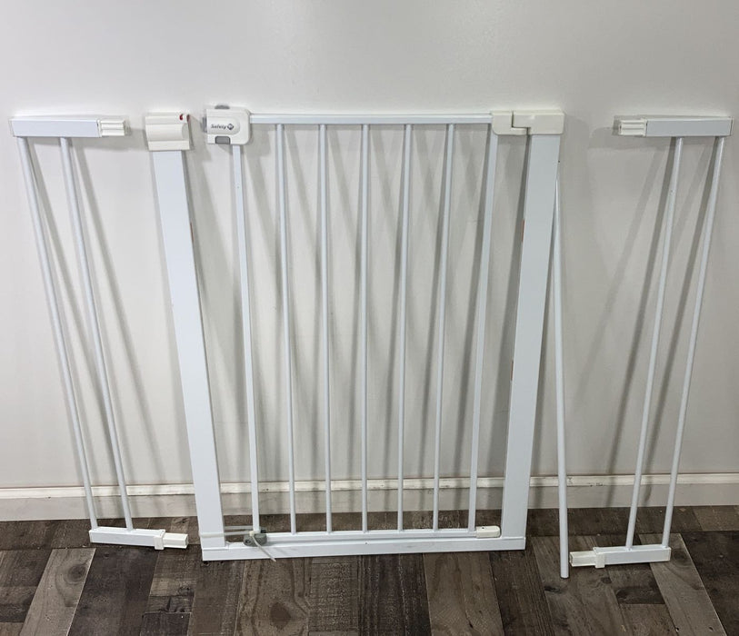 Shop Safety 1st Easy Install Tall & Wide Walk Through Baby Gate, White at Goodbuygears