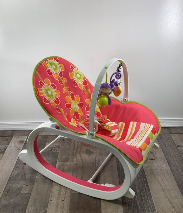Shop Fisher Price Infant To Toddler Rocker, Floral Confetti at Goodbuygears