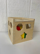 used Melissa & Doug Shape Sorter Cube