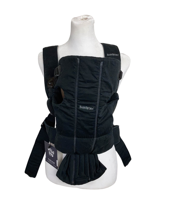 Shop BabyBjorn Baby Carrier Mini, Black Cotton at Goodbuygears