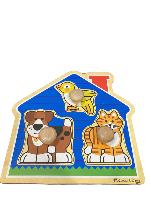 used Melissa & Doug Jumbo Knob Puzzle